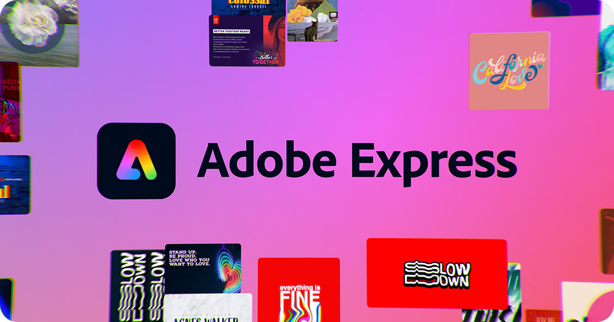Adobe发布设计平台Adobe Express移动版，用户可以在手机上设计海报了